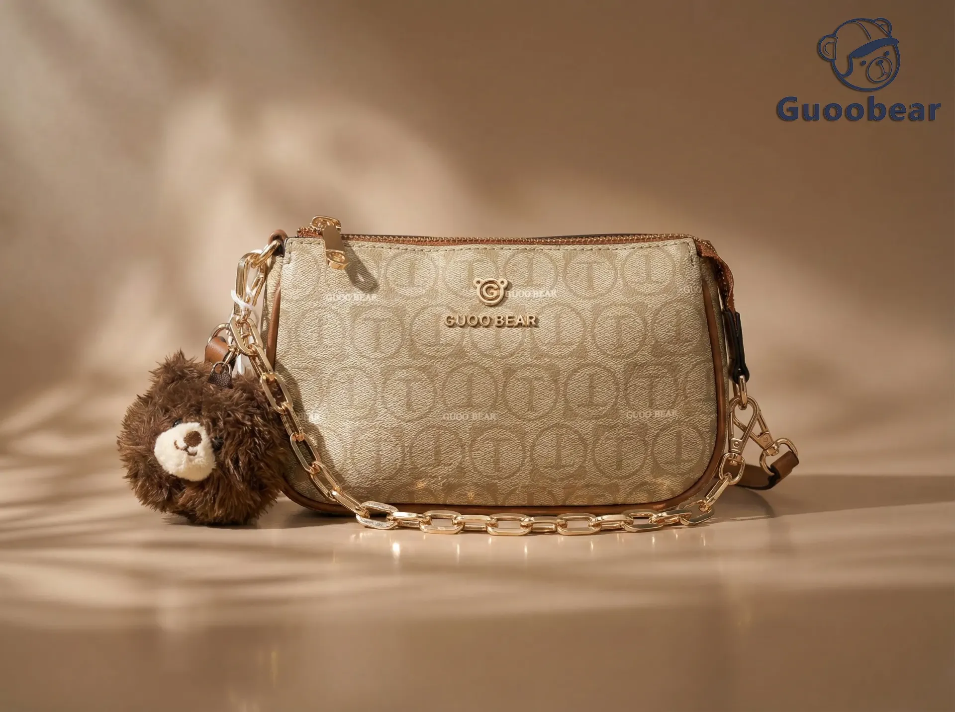 Vogue Vienna Khaki Crossbody Bag